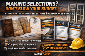 Barndominium Selections & Allowances Bundle | Finish Cost Guide + Planning Checklist