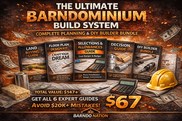 The Ultimate Barndominium Build System™ | Complete Planning + DIY Builder Bundle
