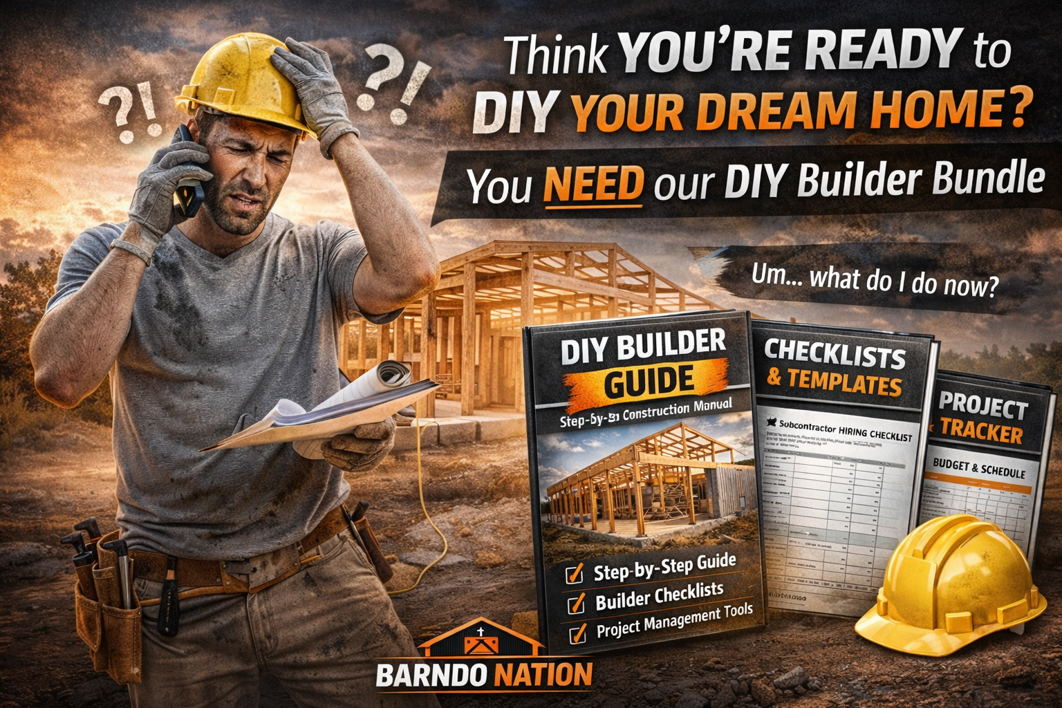 Ultimate DIY Barndominium Build System™ | Builder Guide + Decisions + Selections Bundle