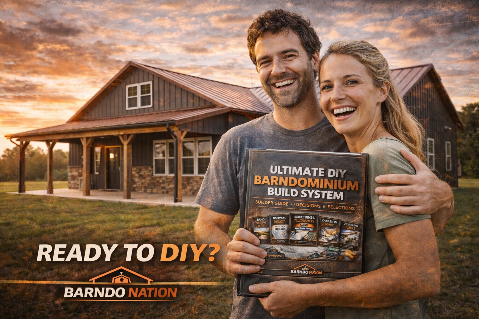 Ultimate DIY Barndominium Build System™ | Builder Guide + Decisions + Selections Bundle